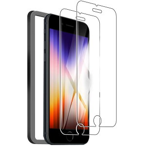 iPhone SE3 �K���X�t�B�����y�K�C�h�g�t���z iPhone SE2 �t�B���� ���{���Ɏq�f�ސ� ��d�����ϏՌ� �T���T����G�� IPhone se3 / se2 / iPhone8 / iPhone7 �t���ی�t�B���� �d�x9H �ϏՌ� ��U�h�~ �X�N���b