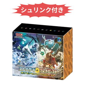 【新品未開封/シュリンク付き】ポケモンカードゲーム ジムセット スノーハザード & クレイバースト ナンジャモセット BOX ボックス ポケカ ナンジャモジムセット ポケモンセンター