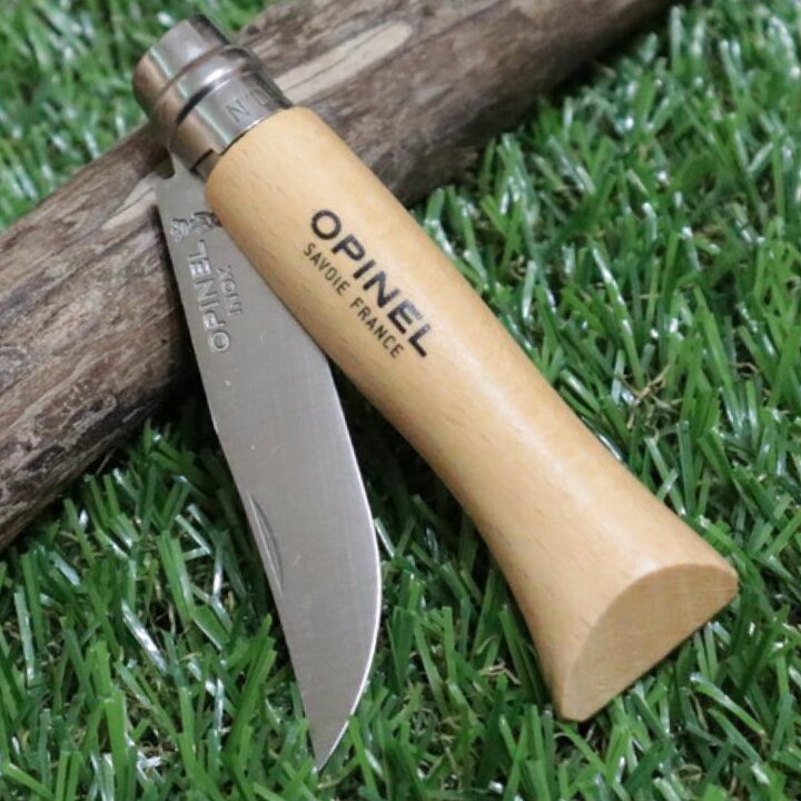 楽天市場 Opinel オピネル ステンレスナイフ No 6 フォールディングナイフ スチール キャンプ アウトドア オピネルナイフ釣り 折り畳み式 かっこいい 携帯しやすい 木柄 ロック機能 おすすめ 持ち運びしやすい 並行輸入品 送料無料 Km Global Works