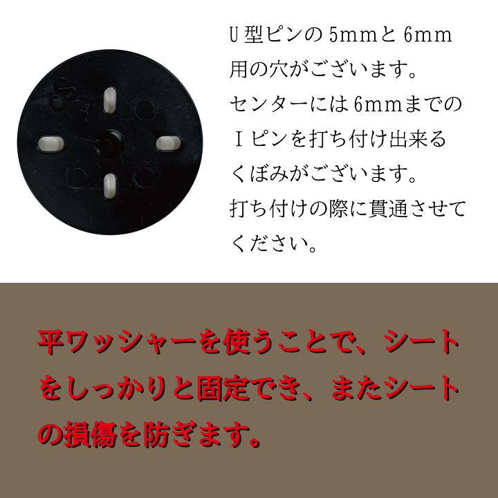 楽天市場】【エントリーでポイント10倍！！】防草シート Uピン