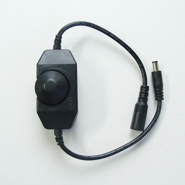 LEDテープライト用 調光器 ダイヤル式 3528smd 単色用 12V3A 調光機能 コントローラー DC 接続 明るさ調整 パーツ LED 