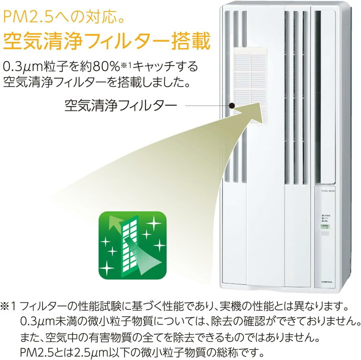 楽天市場】【工事不要】 CORONA(コロナ) 窓用エアコン ウインド 