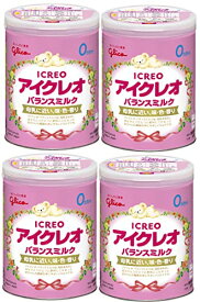 アイクレオ バランスミルク 800g×4缶 粉ミルク ベビー用【0ヵ月~1歳頃】