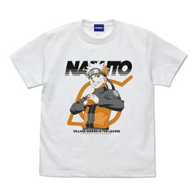 NARUTO-ナルト- 疾風伝 うずまきナルト ビジュアル Tシャツ WHITE S 【08/04頃入荷】