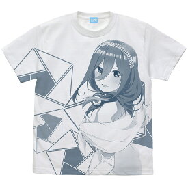 映画「五等分の花嫁」 中野三玖 オールプリントTシャツ ウェディングドレスVer. WHITE S 【08/16頃入荷】