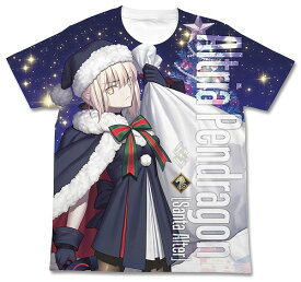 コスパ Fate Grand Order ライダー アルトリア・ペンドラゴン サンタオルタ フルグラフィック Tシャツ WHITE XLサイズ 綿製