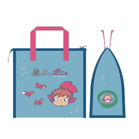 崖の上のポニョ 不織布保冷バッグ ポニョ姉妹