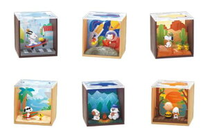 [g s[ibc SNOOPY Scenery Box 1BOX H115×W70×D60mm PVC