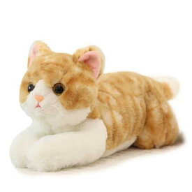 茶トラ 抱き枕 50cm ぬいぐるみ ネコ 猫 リアル ふわふわ 生々しい柔らかく 横向き寝 可愛い 寝具 添い寝枕 子供 抱き枕 可愛い 茶トラ 気持ちいい抱き枕 ぬいぐるみクッション 多機能 癒し系 ソファー背当て インテリア