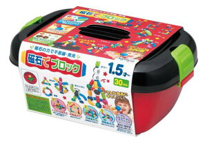 トイローヤル 磁石でブロック ( ブロック遊び / 収納ボックス付き ) 知育玩具 赤ちゃん おもちゃ ( 磁石でくっつく / 創造力 ) 幼児 グットトイ 立体遊び 想像遊び