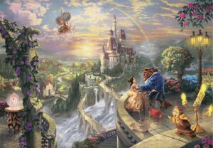 e[(Tenyo) 1000s[X WO\[pY Ɩb Beauty and the Beast Falling in Love(51x73.5cm)