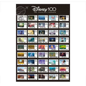 �e�����[(Tenyo) 1000�s�[�X �W�O�\�[�p�Y�� Disney100:World Stamps (51×73.5cm)