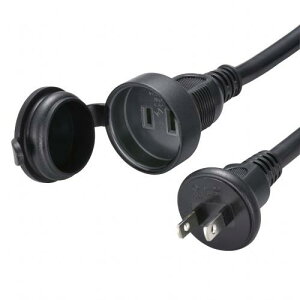 �I�[��(OHM) �h�J�^��Ɨp�t�^�t�R�[�h 1�� 5m �u���b�N HS-EW1050F3-K 00-4352