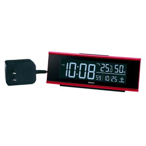 ZCR[NbN(Seiko Clock) uv ڊo܂v dg fW^ 𗬎 J[t V[YC3 ԃ^bN {̃TCY:6.3×17.4×4.6cm DL307R