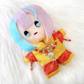 【ぬい服】ぬいぐるみ用チャイナ服 10~15cm 用 イエロー g.triger ジートリガー 推しぬい用 ぬい活 品