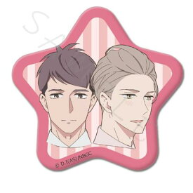 TVアニメ「新しい上司はど天然」 白崎優清 桃瀬健太郎 星型缶バッジE