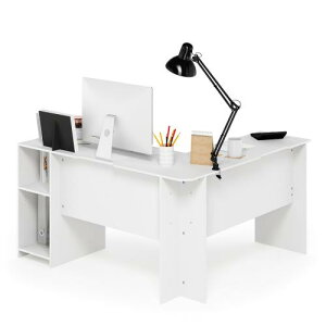 �t���m(Furinno) L�^�p�\�R���f�X�N Indo�V���[�Y �f�X�N���[ �������b�N�t�� ��136x��127x��72cm �z���C�g �y���{���K�A���i�z ?16084WH