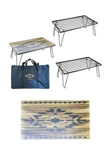 OUTDOORSHIN �t�B�[���h���b�N �I���e�K�� �V�R�ؐ��V�� �}���`���b�N ���[���b�N �L�����v �A�E�g�h�A�e�[�u�� �܂肽���� �e�[�u�� �����b�L�X�`�[���� ���[�P�[�X�t�� (���b�N�{��3�V��A