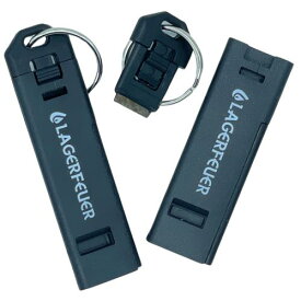 LAGERFEUER ファイア ホイッスル 防災 防犯 同色2個セット 火起こし 着火機能 高音量 120db 登山 キャンプ 防災備品 緊急用 地震 火災 (タクティカルブラック（黒）)