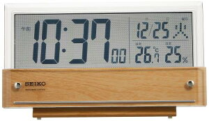 �Z�C�R�[�N���b�N(Seiko Clock) �u�����v �ڊo�܂����v �d�g �f�W�^�� �J�����_�[ ���x���x�\�� �V�[�X���[�t�� �����ؖږ͗l �{�̃T�C�Y:10.7×19×4.1cm SQ782B