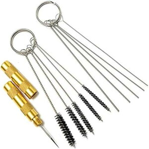 �G�A�u���V�N���[�i�[ �X�v���[�K���p �N���[�j���O�Z�b�g 11 pcs/set �j�[�h�����u���V�Z�b�g �����e�i���X�Z�b�g �G�A�u���V�A�N�Z�T���[ ��?�j�[�h�� �C���c�[���L�b�g