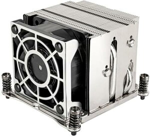 SilverStone 2U �X���[���t�H�[���t�@�N�^�[�T�[�o�[�pCPU�N�[���[ Intel LGA 2011 / 2066 Square & Narrow �\�P�b�g�Ή� SST-XE02-2066S �V���o�[