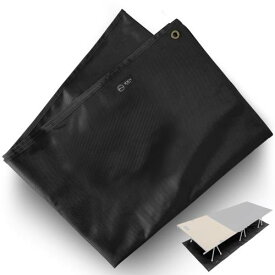 ZEN Camps グランドシート レジャーシート テント ハーフサイズ 198×73cm 防水 両面撥水 厚手1680D 高耐久 耐摩耗 収納袋付き キャンプ アウトドア ピクニック (ハーフサイズ)