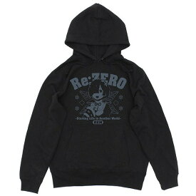 コスパ Re:ゼロから始める異世界生活 レム プルオーバーパーカー BLACK Lサイズ