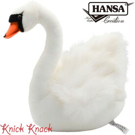 【送料無料】HANSA ハクチョウ BH2983　ハンサ リアル 動物 ぬいぐるみ グッズ 雑貨 置物 オブジェ インテリア とり 鳥