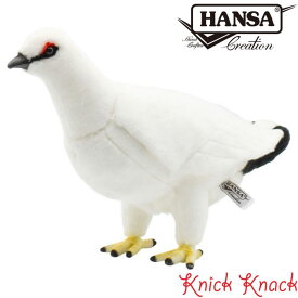 【送料無料】HANSA ハンサ ライチョウ 冬 ぬいぐるみ BH7642 雷鳥 とり 鳥 リアル かわいい 動物