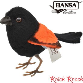 HANSA ハンサ セアカオーストラリアムシクイ ぬいぐるみ BH8411 ※足の爪が尖っておりますのでご注意下さい。 鳥 とり リアル かわいい 動物