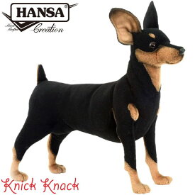 【送料無料】HANSA ハンサ ピンシャー ぬいぐるみ BH3877 いぬ 犬 リアル かわいい 動物