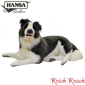【送料無料】HANSA ボーダーコリー BH4564　ハンサ リアル 動物 ぬいぐるみ いぬ 犬