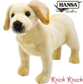【送料無料】HANSA ハンサ ラブラドール 仔 ぬいぐるみ BH4713 いぬ 犬 リアル かわいい 動物