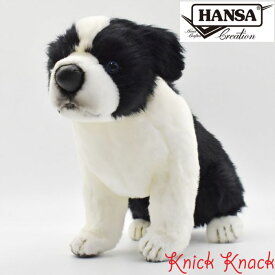 【送料無料】HANSA ハンサ ボーダーコリー 仔 ぬいぐるみ BH5664 いぬ 犬 リアル かわいい 動物