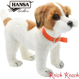 【送料無料】HANSA ジャックラッセルテリア BH5901　ハンサ リアル 動物 ぬいぐるみ いぬ 犬