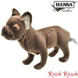 【送料無料】HANSA ハンサ フレンチブルドッグ ぬいぐるみ BH6594 いぬ 犬 リアル かわいい 動物