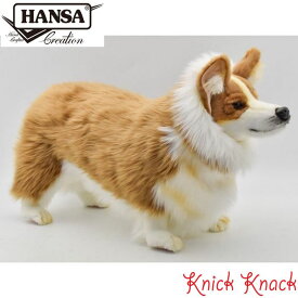 【送料無料】HANSA ウェルシュコーギー BH6686　ハンサ リアル 動物 ぬいぐるみ いぬ 犬