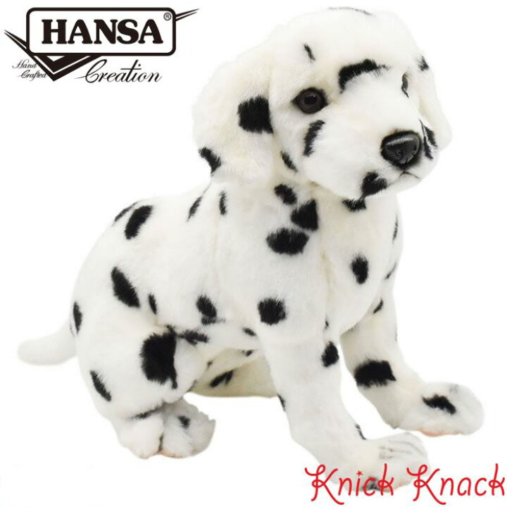 楽天市場 送料無料 リアル 動物 ぬいぐるみ Hansa ハンサ ダルメシアン 犬 イヌ 6724 かわいい サプライズ 動物 置物 おすすめ プレゼント プチギフト 誕生日 お祝い クリスマス 父の日 バレンタインデー ホワイトデー 母の日 敬老の日 ニックナック