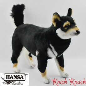 【送料無料】HANSA ハンサ 黒柴 ぬいぐるみ BH7242 クロシバ いぬ 犬 リアル かわいい 動物