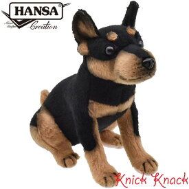 HANSA ハンサ ティーカップ ピンシャー ぬいぐるみ BH8423 いぬ 犬 リアル かわいい 動物