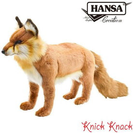 【送料無料】HANSA ハンサ アカギツネ ぬいぐるみ BH4699 赤狐 キツネ リアル かわいい 動物