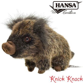 HANSA ハンサ イノシシ ぬいぐるみ BH6282 猪 リアル かわいい 動物
