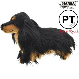 HANSA ダックスフンド ロングヘア ゴルフ ヘッドカバー パター PT BH8365　ハンサ リアル 動物 いぬ 犬