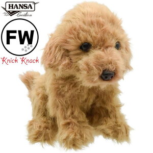 HANSA トイプードル アプリコット ゴルフ ヘッドカバー フェアウェイウッド FW BH8482 ハンサ リアル 動物 ぬいぐるみ グッズ 雑貨 いぬ 犬