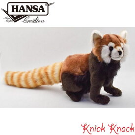 【送料無料】HANSA レッサーパンダ BH3579　ハンサ リアル 動物 ぬいぐるみ グッズ 雑貨 置物 オブジェ インテリア 小熊猫