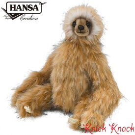 【送料無料】HANSA ハンサ ミユビナマケモノ ぬいぐるみ BH4580 樹懶 サル 猿 リアル かわいい 動物
