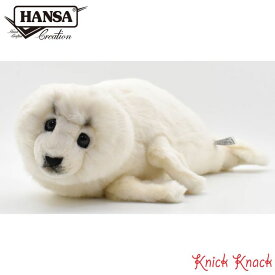 【送料無料】HANSA ハンサ アザラシ ぬいぐるみ BH5653 海豹 リアル かわいい 動物