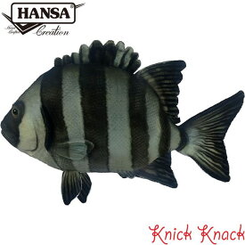 HANSA イシダイ BH8513　ハンサ リアル 動物 ぬいぐるみ かわいい グッズ 雑貨 置物 オブジェ インテリア さかな 魚
