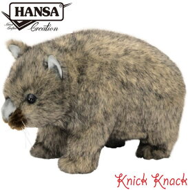 HANSA ハンサ ウォンバット ぬいぐるみ BH3249 リアル かわいい 動物